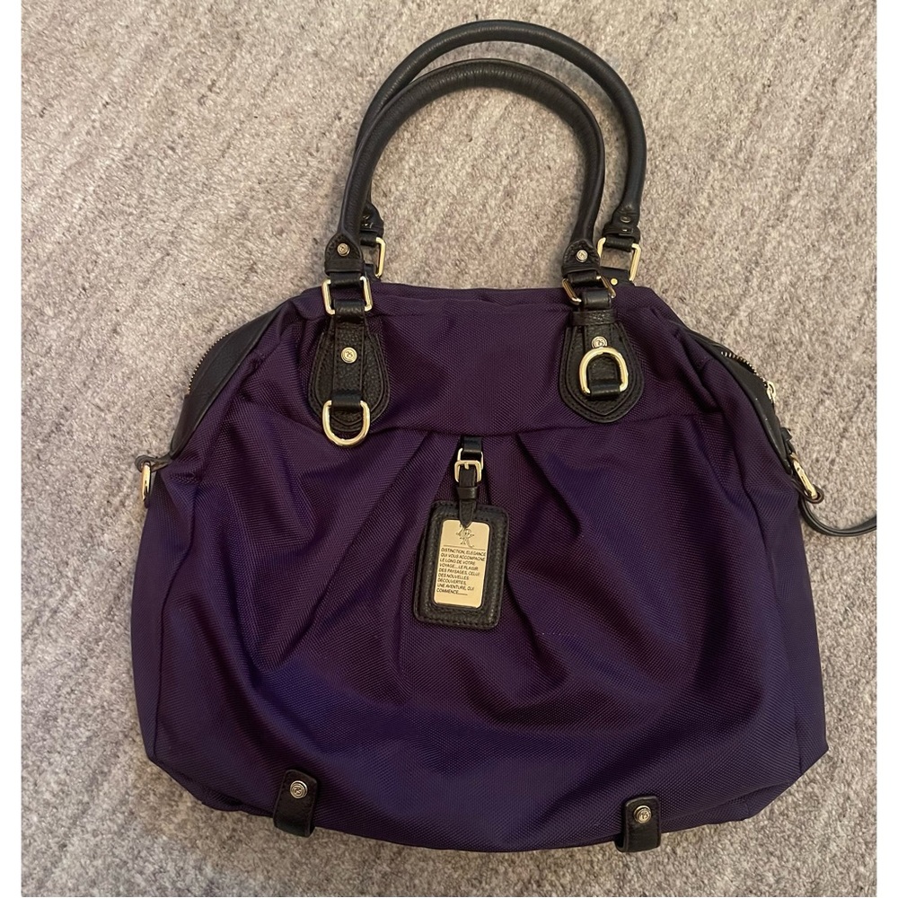 Spacious Purple Handbag